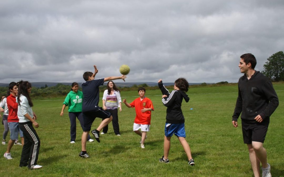 Los alumnos disfrutan de su tiempo libre en Irlanda